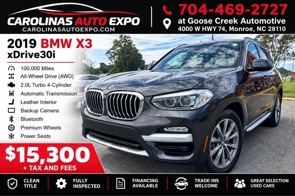 BMW X3 xDrive30i Sports Activity Vehicle 2019