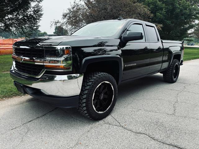 Black 2018 Chevrolet Silverado 1500 Pickup Truck Four-Wheel Drive Automatic