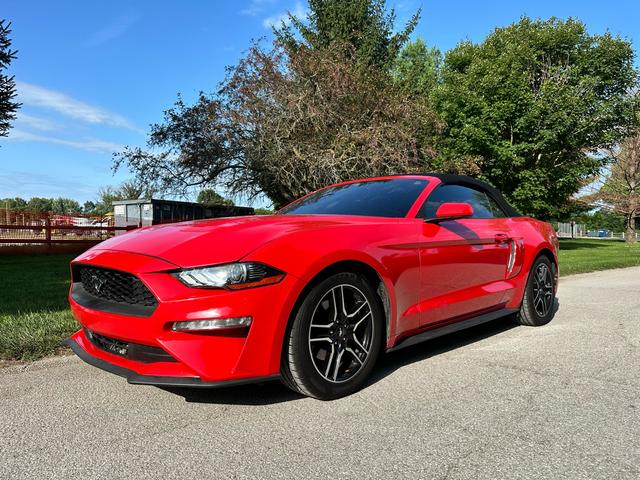 Red 2022 Ford Mustang Convertible Rear-Wheel Drive Automatic