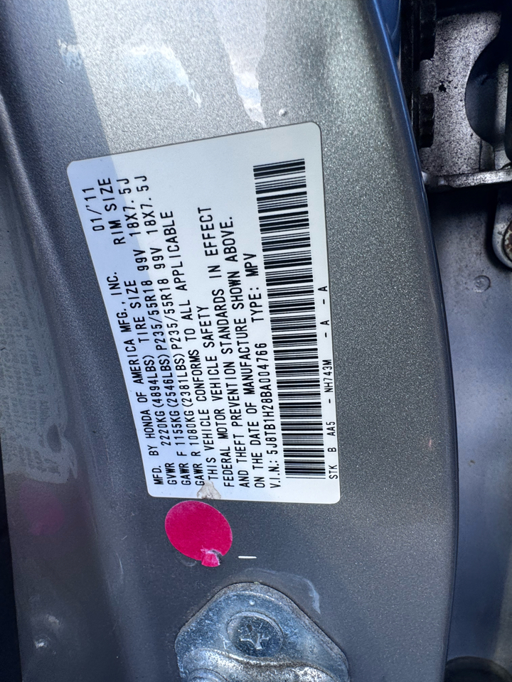 Acura RDX 5-Spd AT SH-AWD 2011