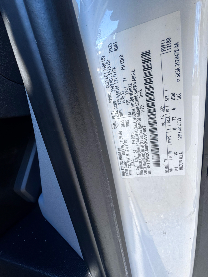 Ford Transit 350 Van Med. Roof w/Sliding Pass. 148-in. WB 2019