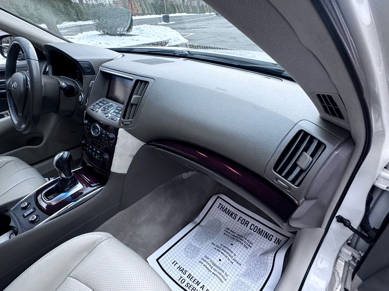 Infiniti G Sedan 37x AWD 2012