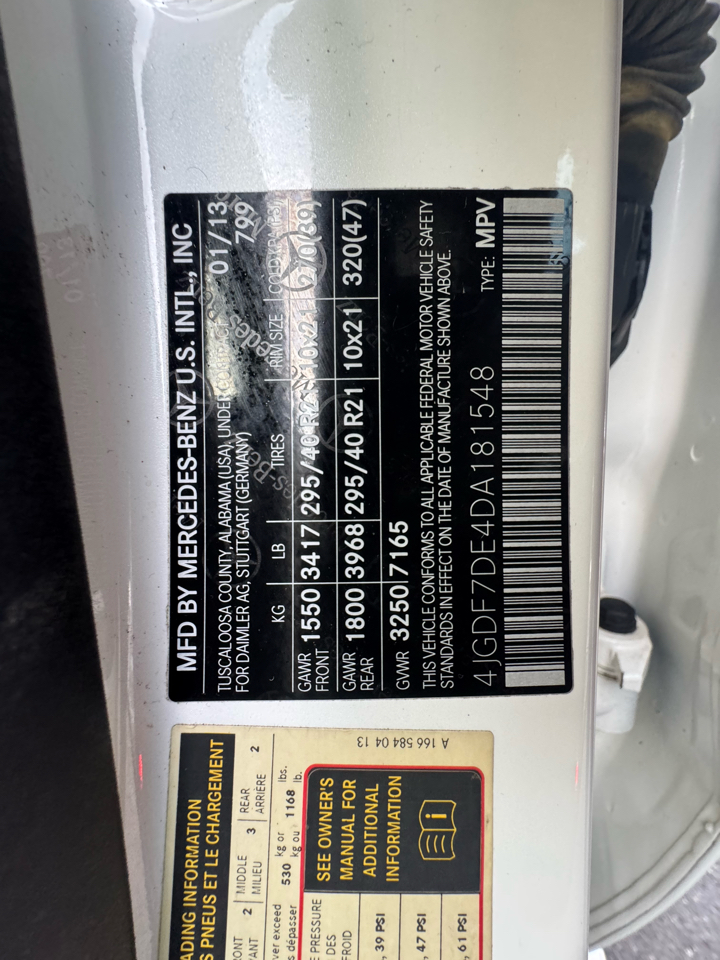 Mercedes-Benz GL-Class GL550 4MATIC 2013