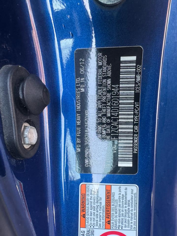 Subaru BRZ Limited 2013