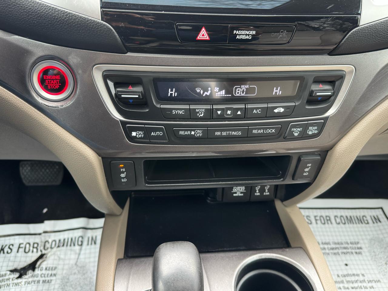 Honda Pilot EXL 4WD 2016