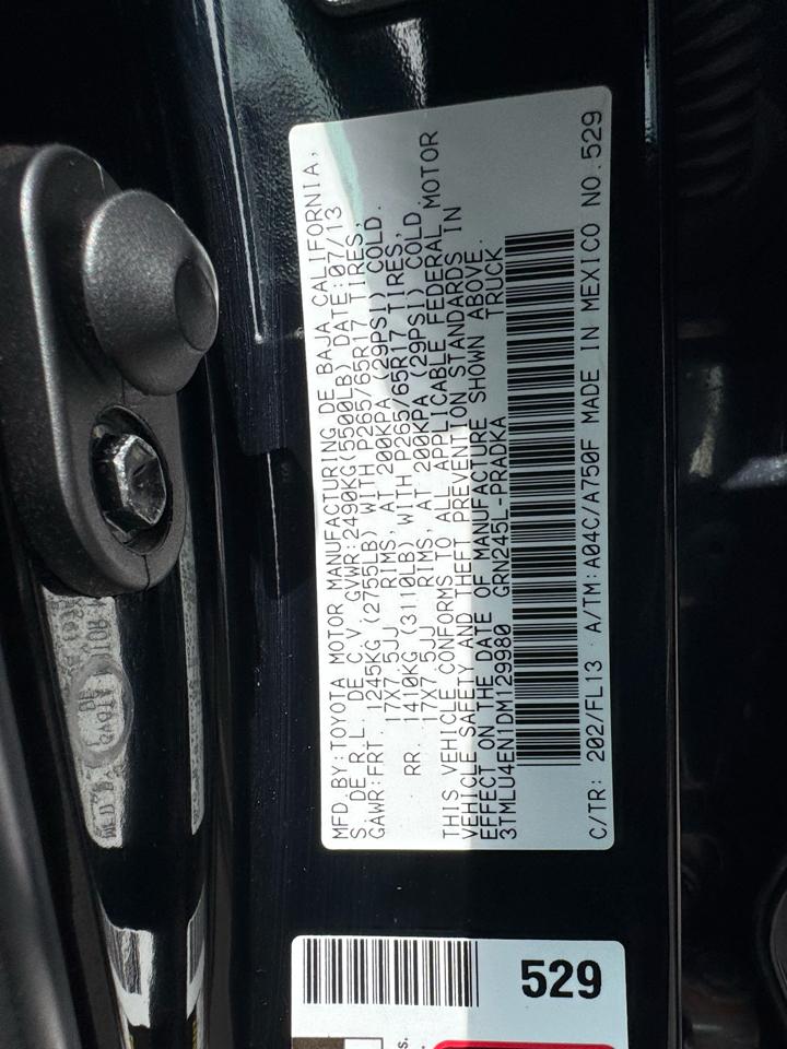 Toyota Tacoma Double Cab V6 4WD 2013