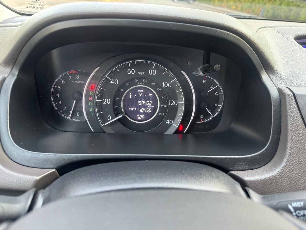 Honda CR-V EX-L 4WD 5-Speed AT 2012