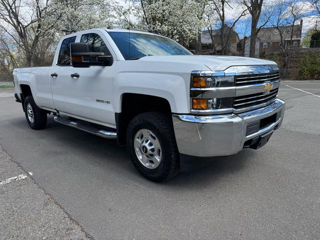 White 2016 Chevrolet Silverado 2500HD Work Truck Double Cab 4WD Pickup Truck Four-Wheel Drive Automatic