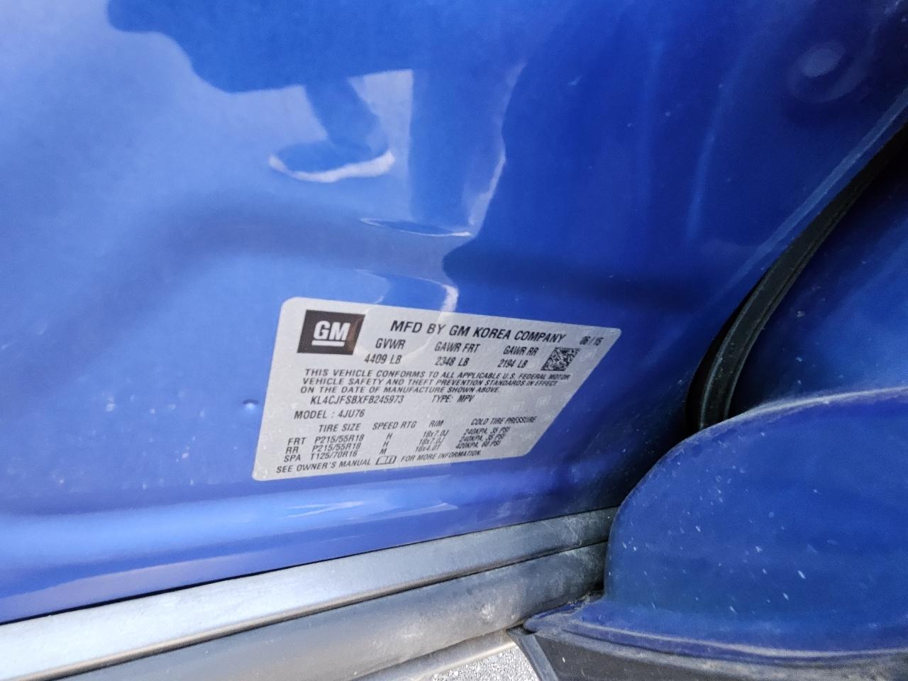 Buick Encore Convenience AWD 2015