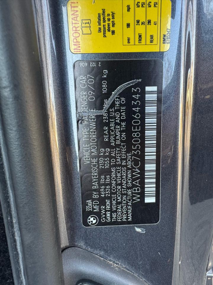 BMW 3-Series 335xi Coupe 2008