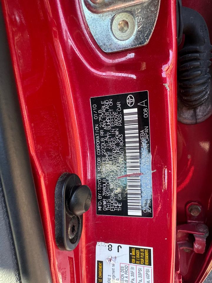 Toyota Prius Prius V 2010