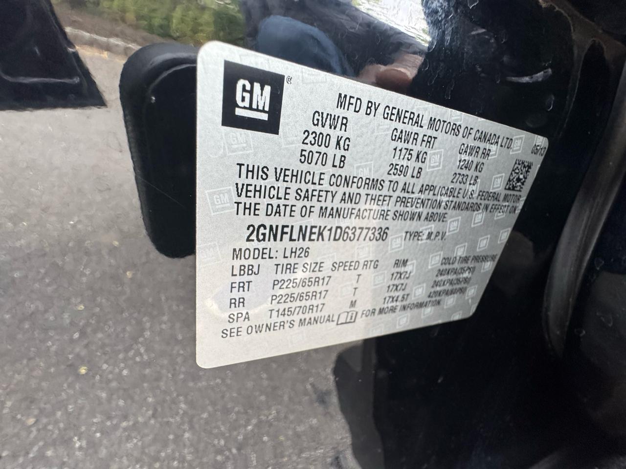 Chevrolet Equinox 2LT AWD 2013