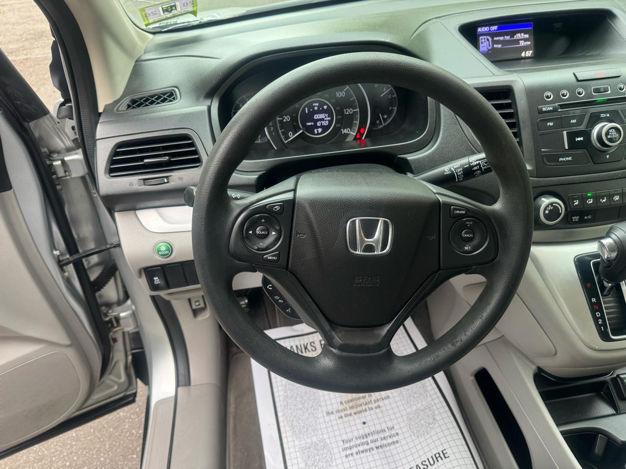 Honda CR-V LX 4WD 5-Speed AT 2013