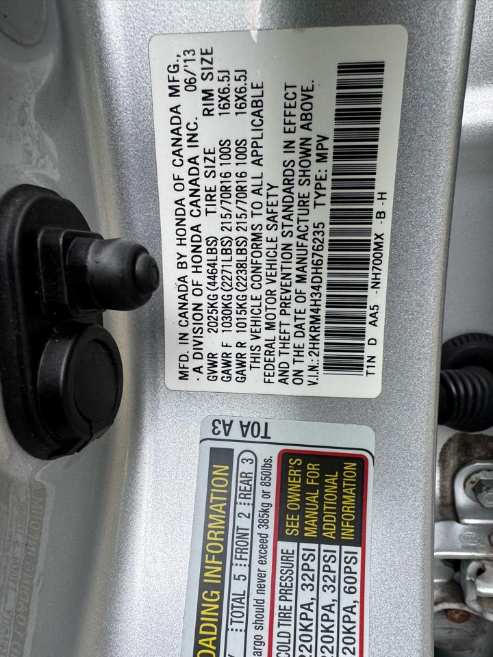 Honda CR-V LX 4WD 5-Speed AT 2013