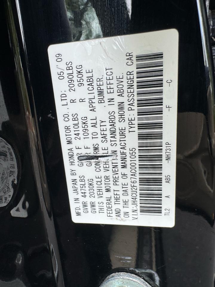 Acura TSX 5-speed AT 2010