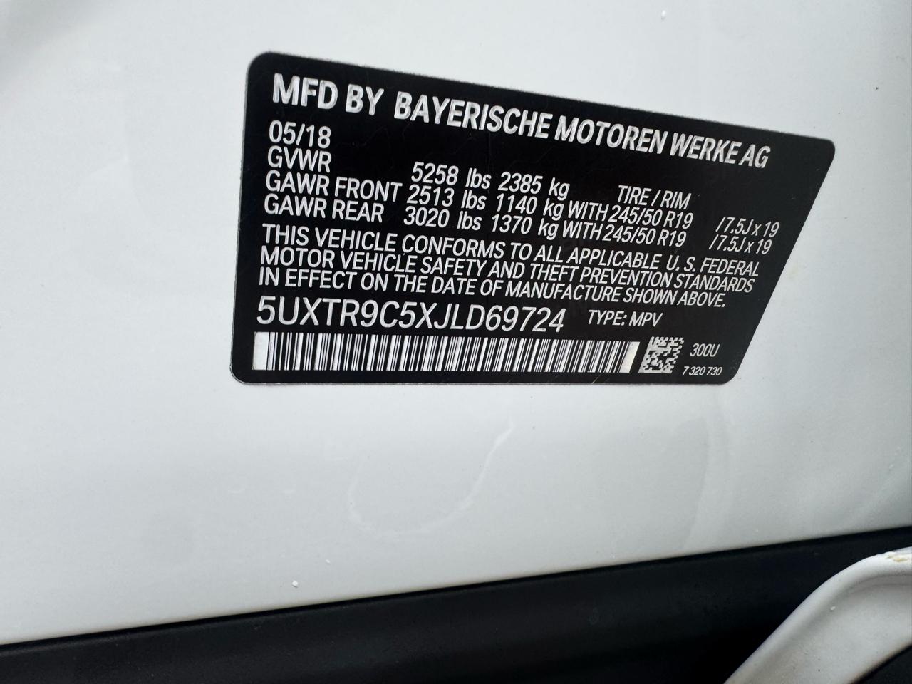 BMW X3 xDrive30i 2018