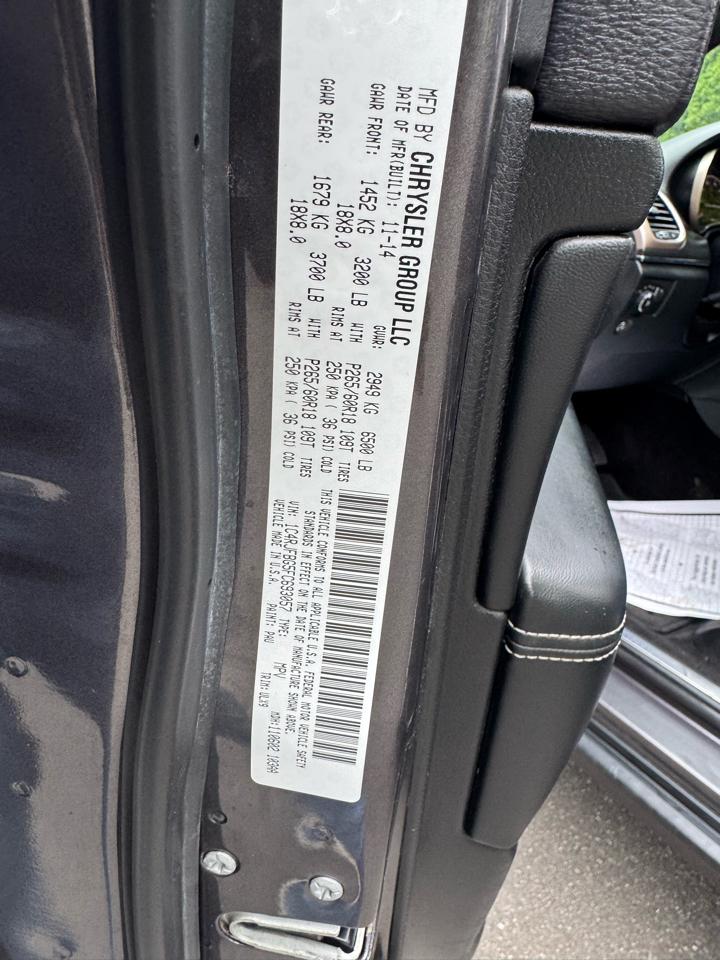 Jeep Grand Cherokee Limited 4WD 2015