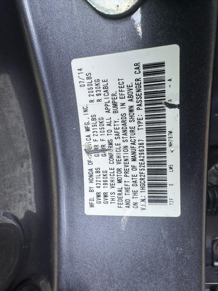Honda Accord Sport 2014