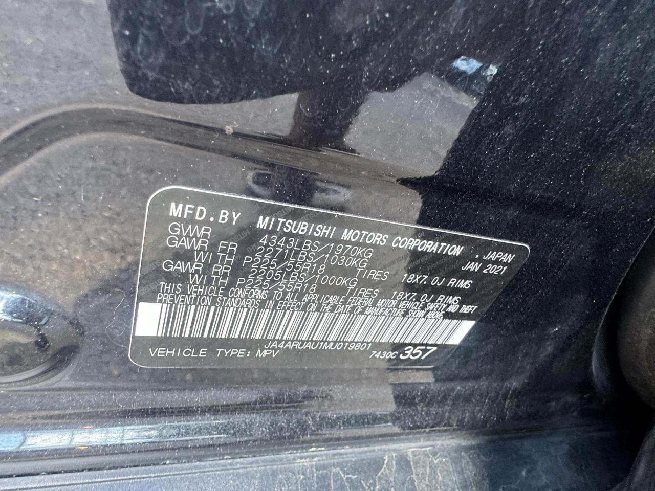 Mitsubishi Outlander Sport 2.0 ES AWD 2021
