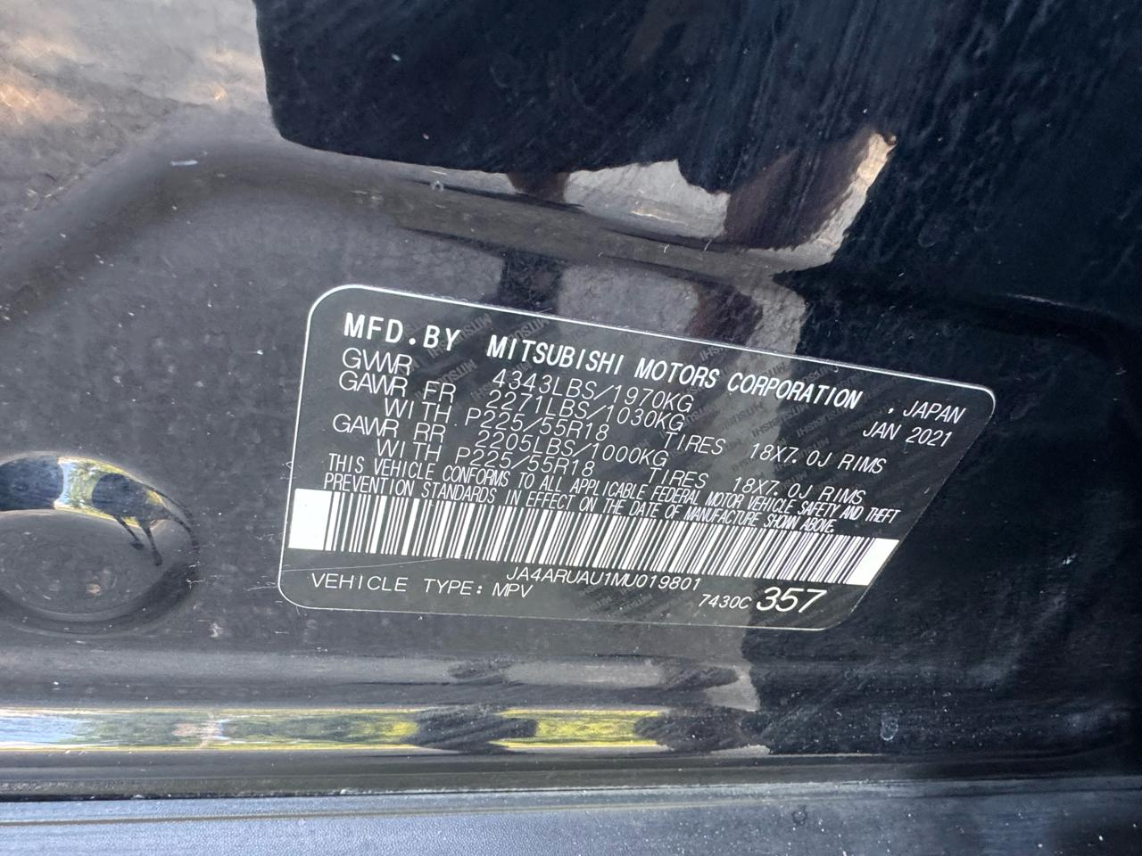 Mitsubishi Outlander Sport 2.0 ES AWD 2021