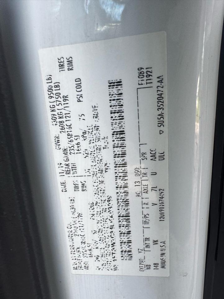Ford Transit 350 Van Med. Roof w/Sliding Pass. 148-in. WB 2020