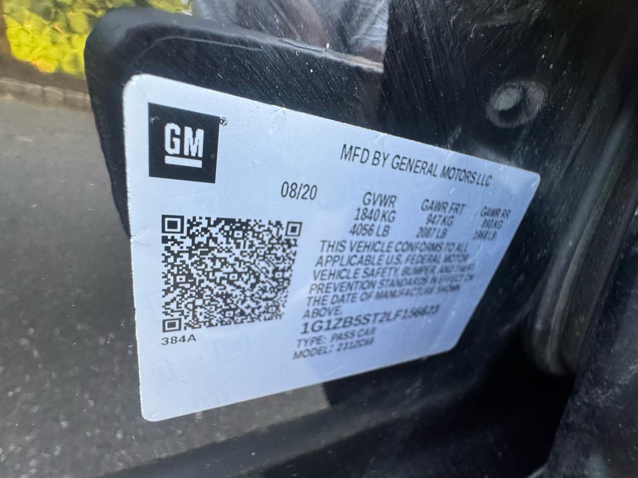 Chevrolet Malibu LS 2020