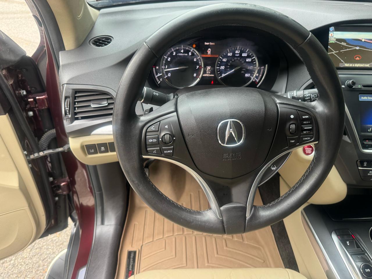 Acura MDX SH-AWD 9-Spd AT w/Tech Package 2016