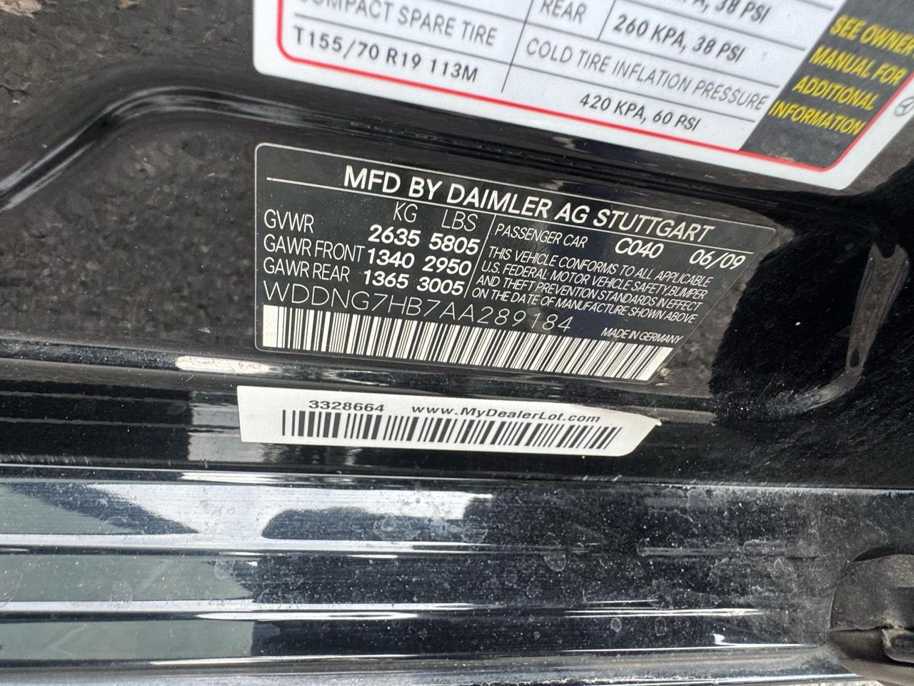 Mercedes-Benz S-Class S63 AMG 2010