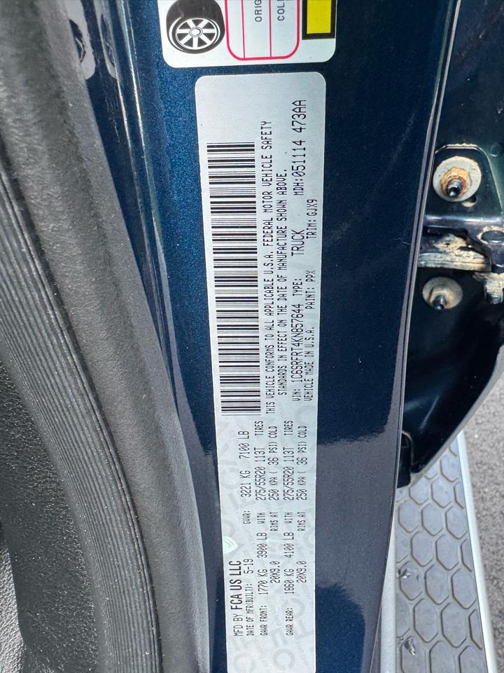RAM 1500 Laramie Crew Cab LWB 4WD 2019