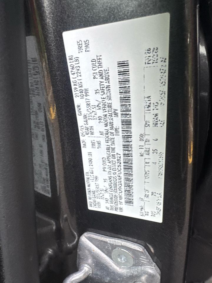 Ford Escape SE 4WD 2015