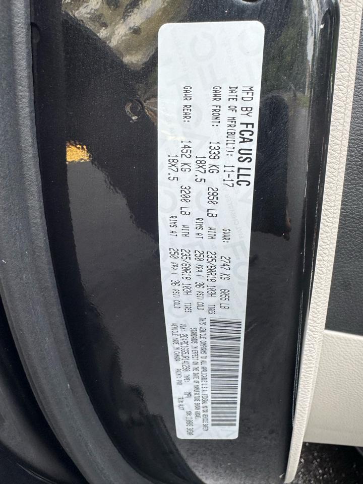 Chrysler Pacifica Limited 2018