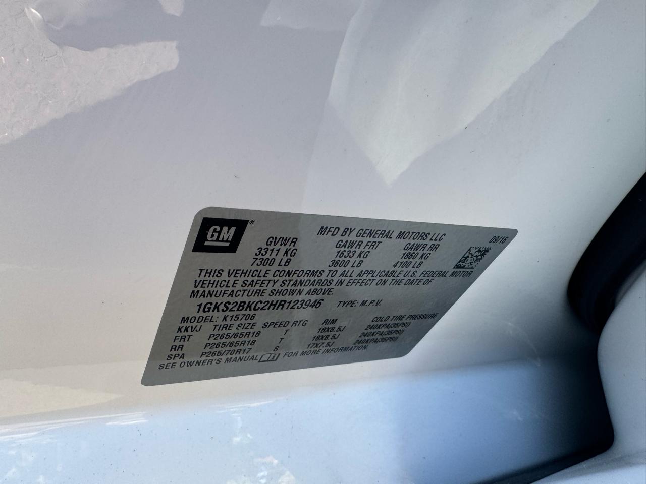 GMC Yukon SLT 4WD 2017