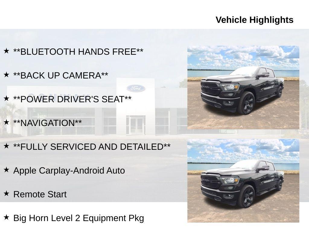 RAM 1500 Big Horn Crew Cab SWB 2WD 2019