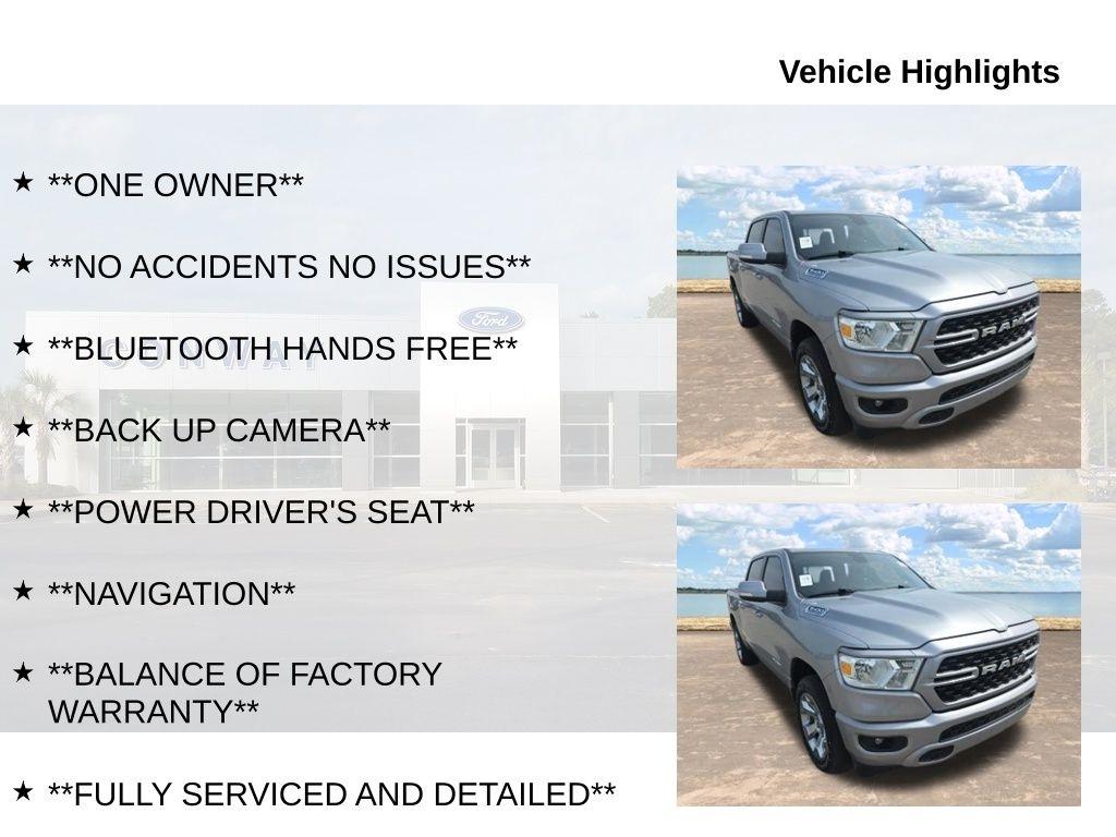 RAM 1500 Big Horn Crew Cab SWB 4WD 2022