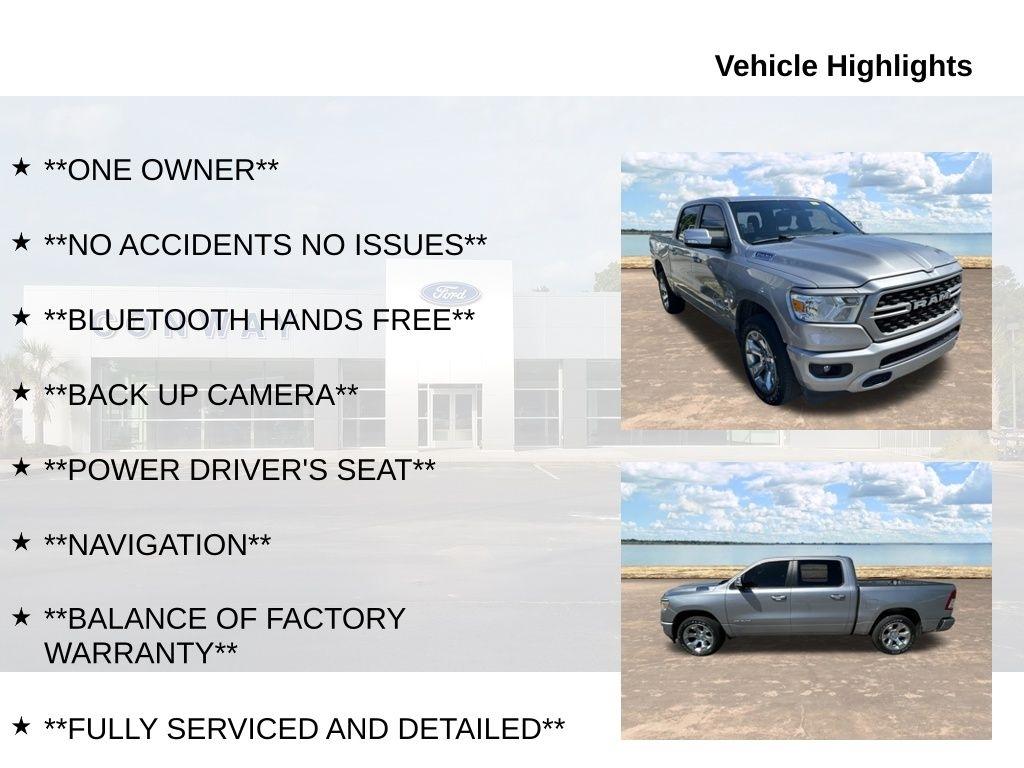 RAM 1500 Big Horn Crew Cab SWB 4WD 2022