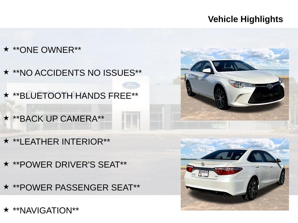 Toyota Camry XSE 2017
