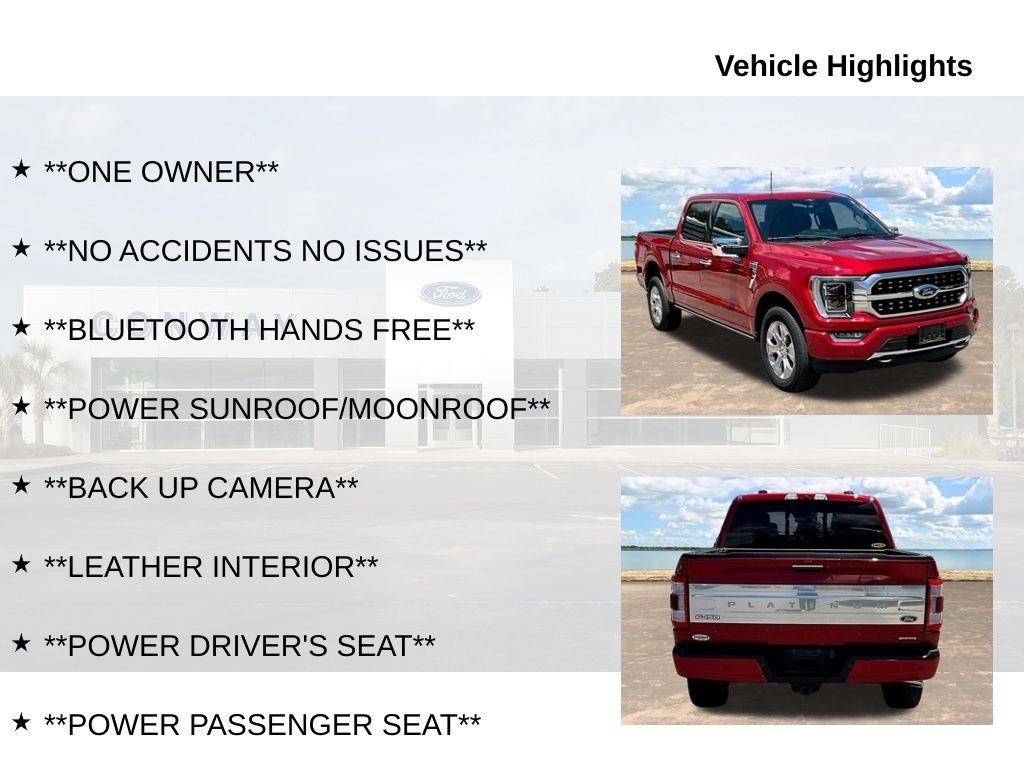 Ford F-150 Platinum SuperCrew 5.5-ft. Bed 4WD 2023