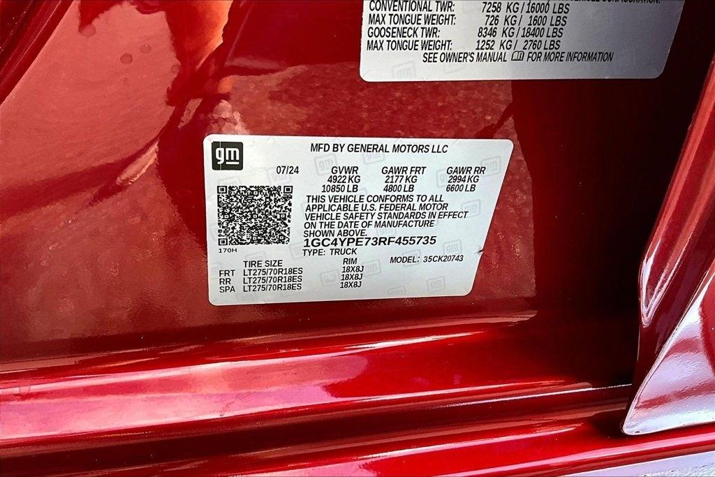 Chevrolet Silverado 2500HD 4WD Crew Cab 159" LTZ 2024