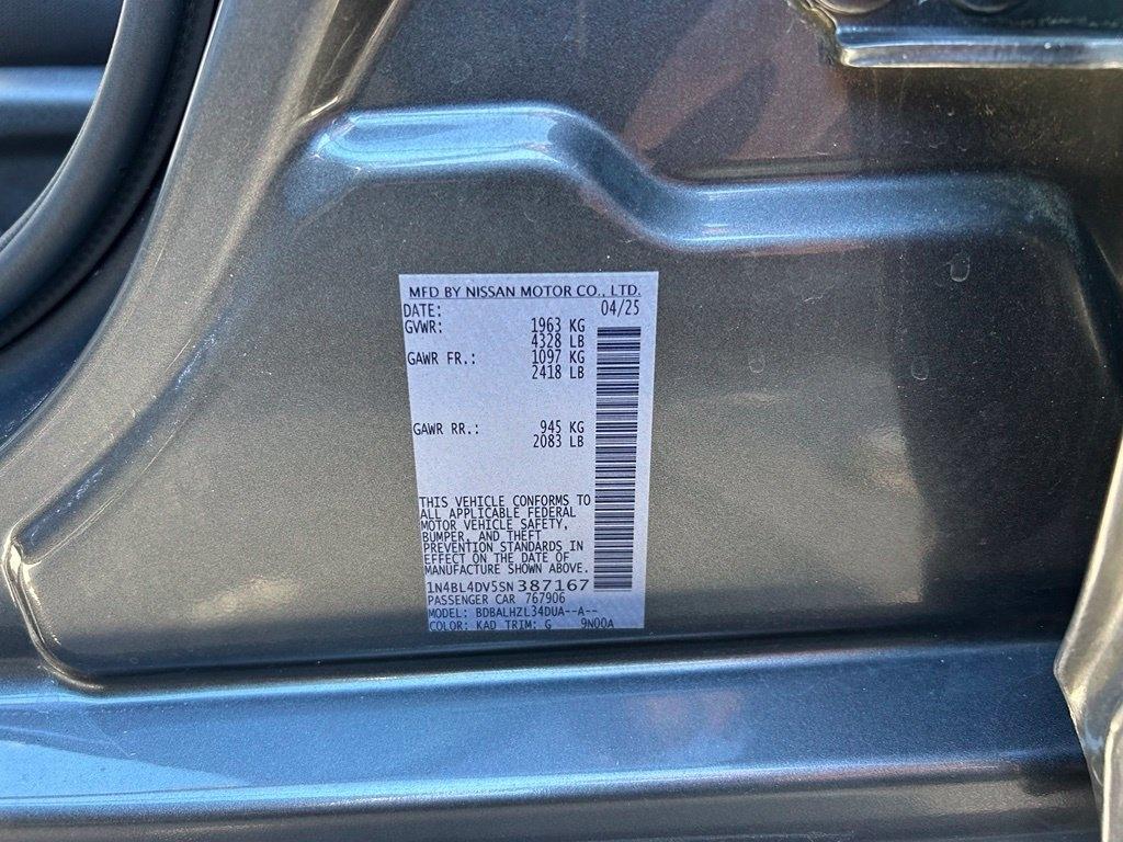 Nissan Altima SV FWD 2025