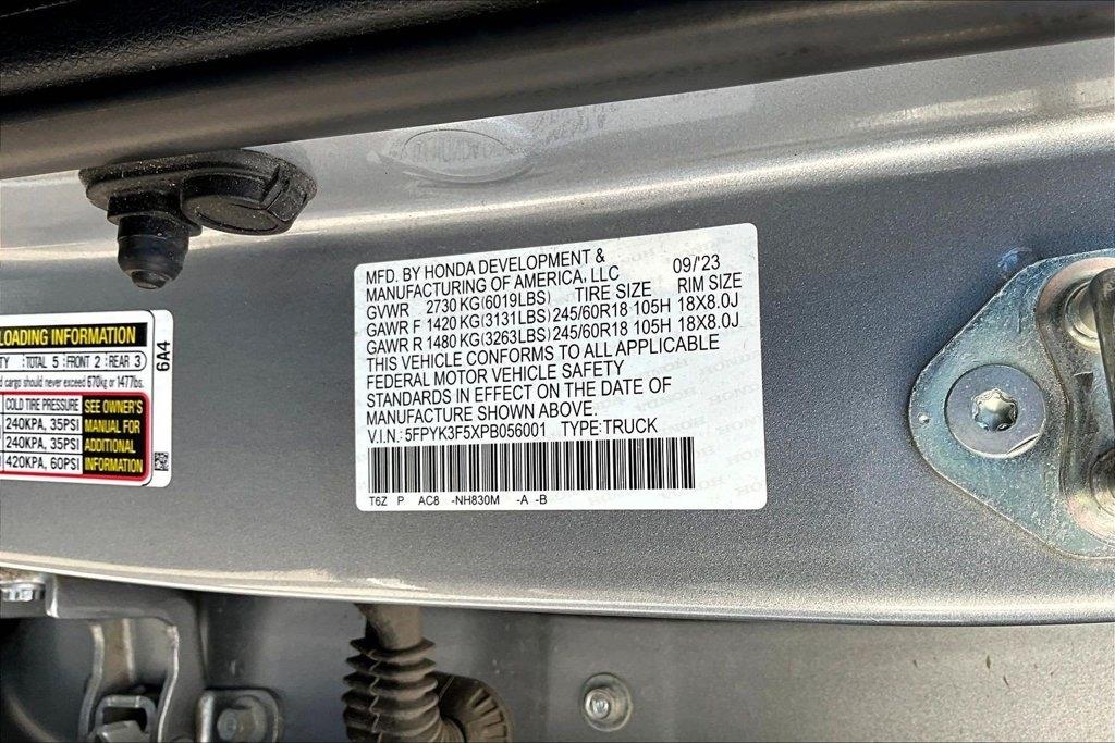 Honda Ridgeline RTL AWD 2023
