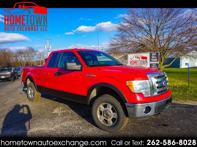 Red 2011 Ford F-150 Lariat SuperCab 4WD Pickup Truck Four-Wheel Drive Automatic