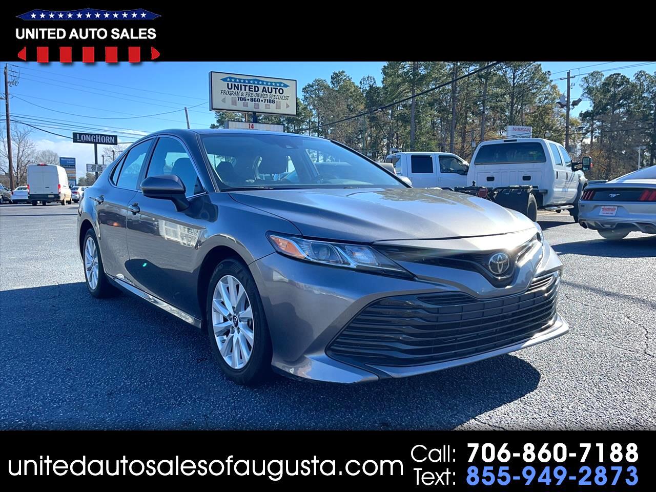 Used 2019 Toyota Camry XLE for Sale in Augusta GA 30907 United Auto