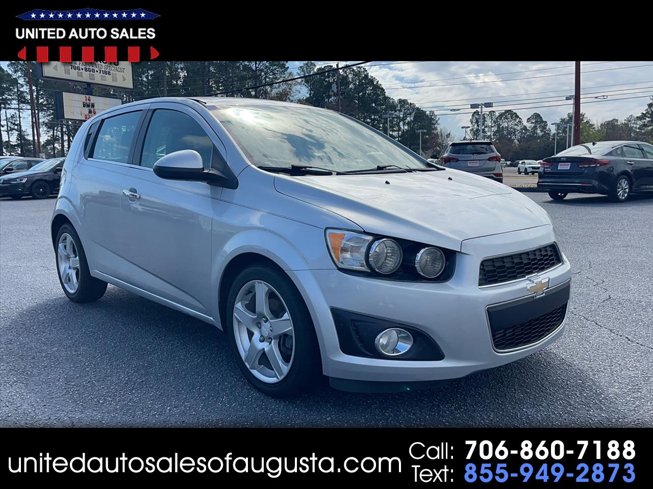 Used 2016 Chevrolet Sonic LTZ Auto 5Door for Sale in Augusta GA 30907