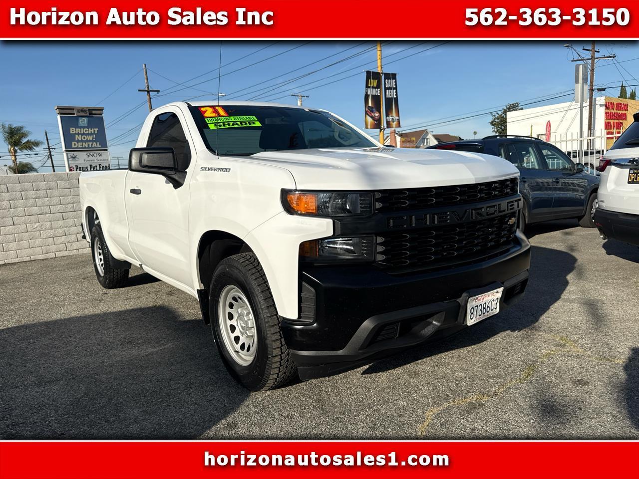 2021 Chevrolet Silverado 1500 2WD Reg Cab 133.0" Work Truck w/1WT