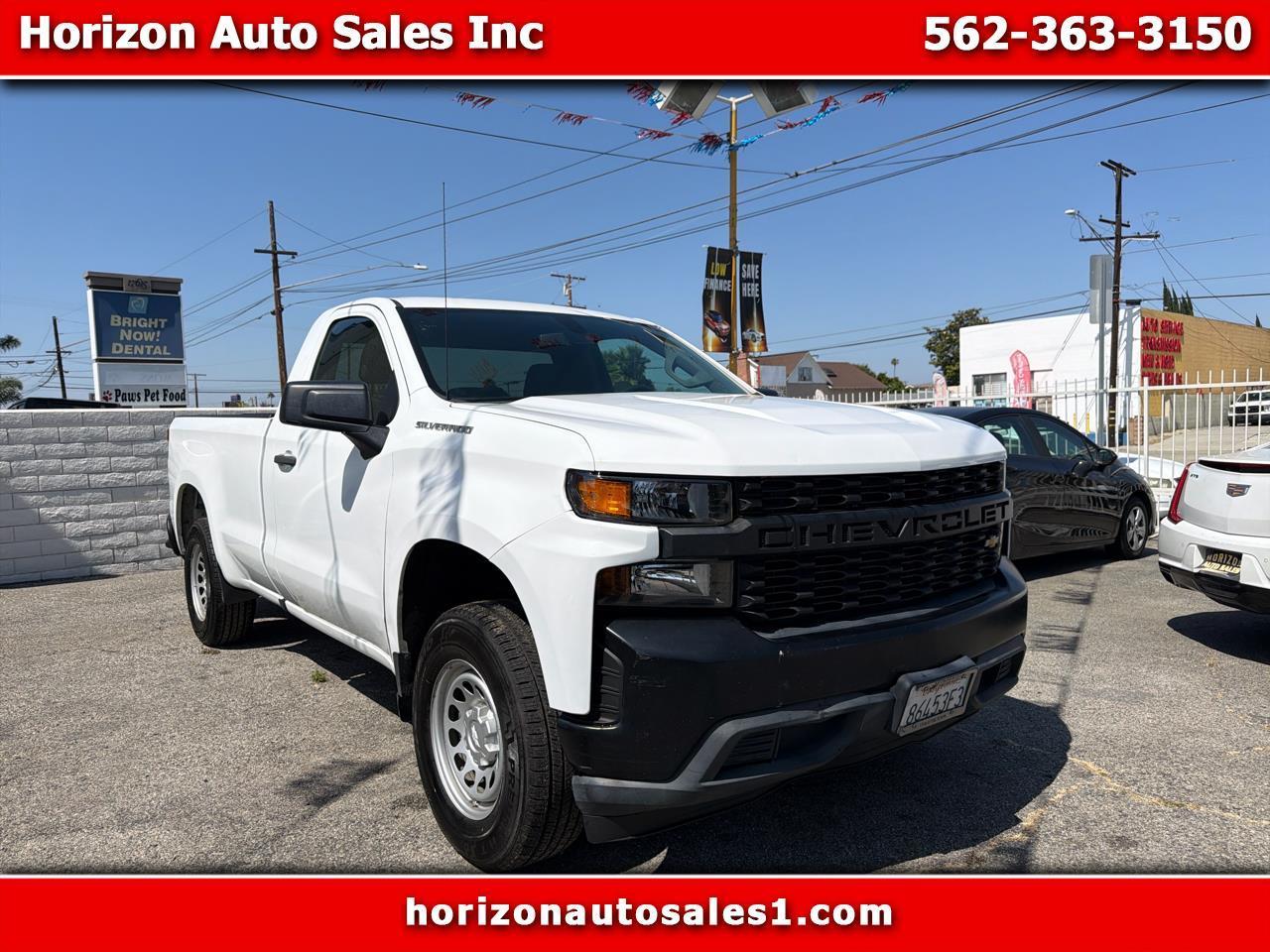 2021 Chevrolet Silverado 1500 Work Truck 1WT Regular Cab Long Box 2WD
