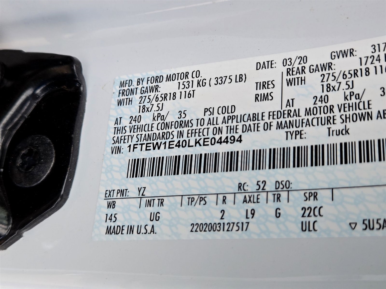 Ford F-150 King Ranch 4WD SuperCrew 5.5' Box 2020 Ford F-150 King Ranch 4WD SuperCrew 5.5' Box 2020