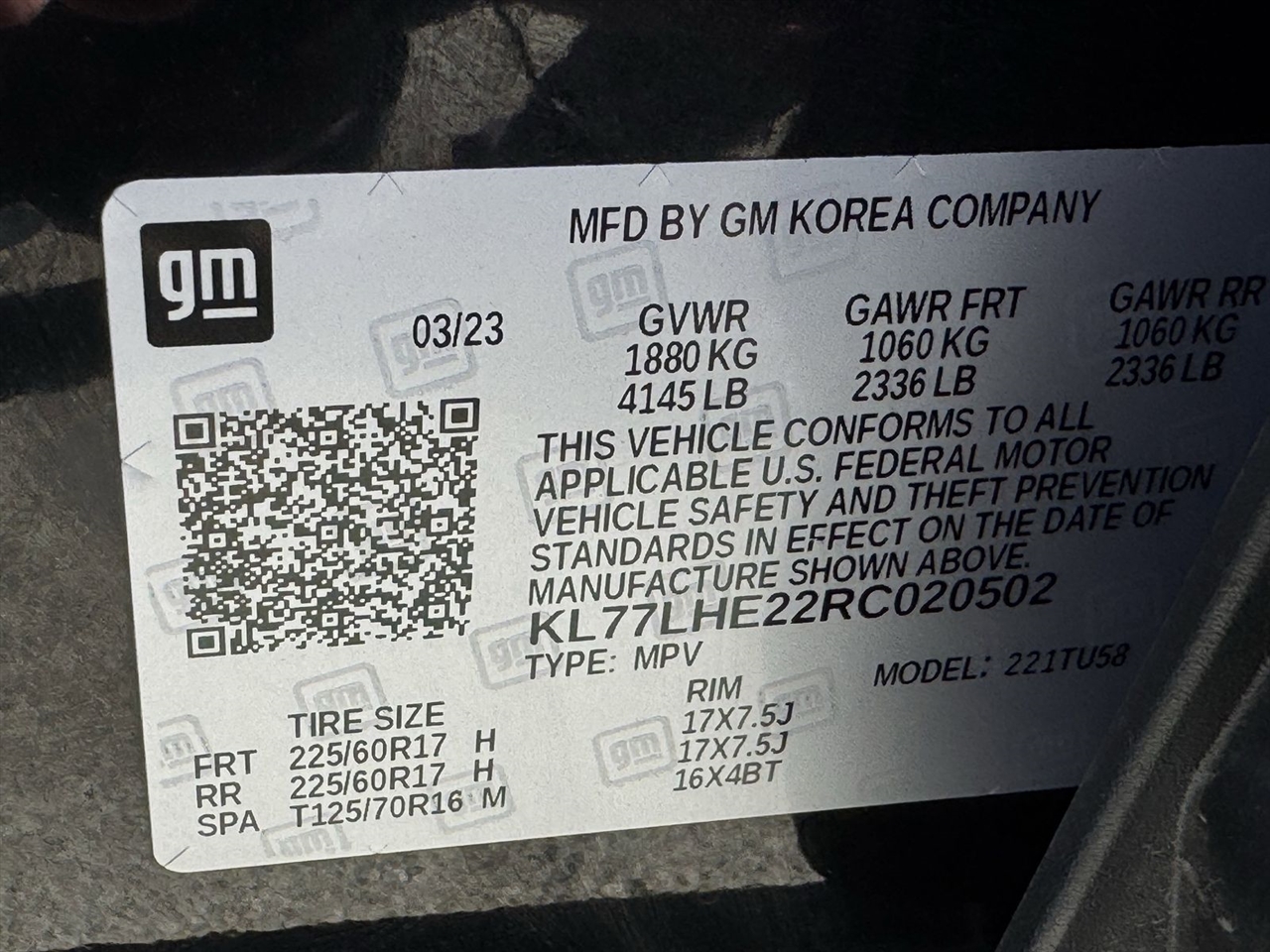 Chevrolet Trax FWD 4dr LT 2024