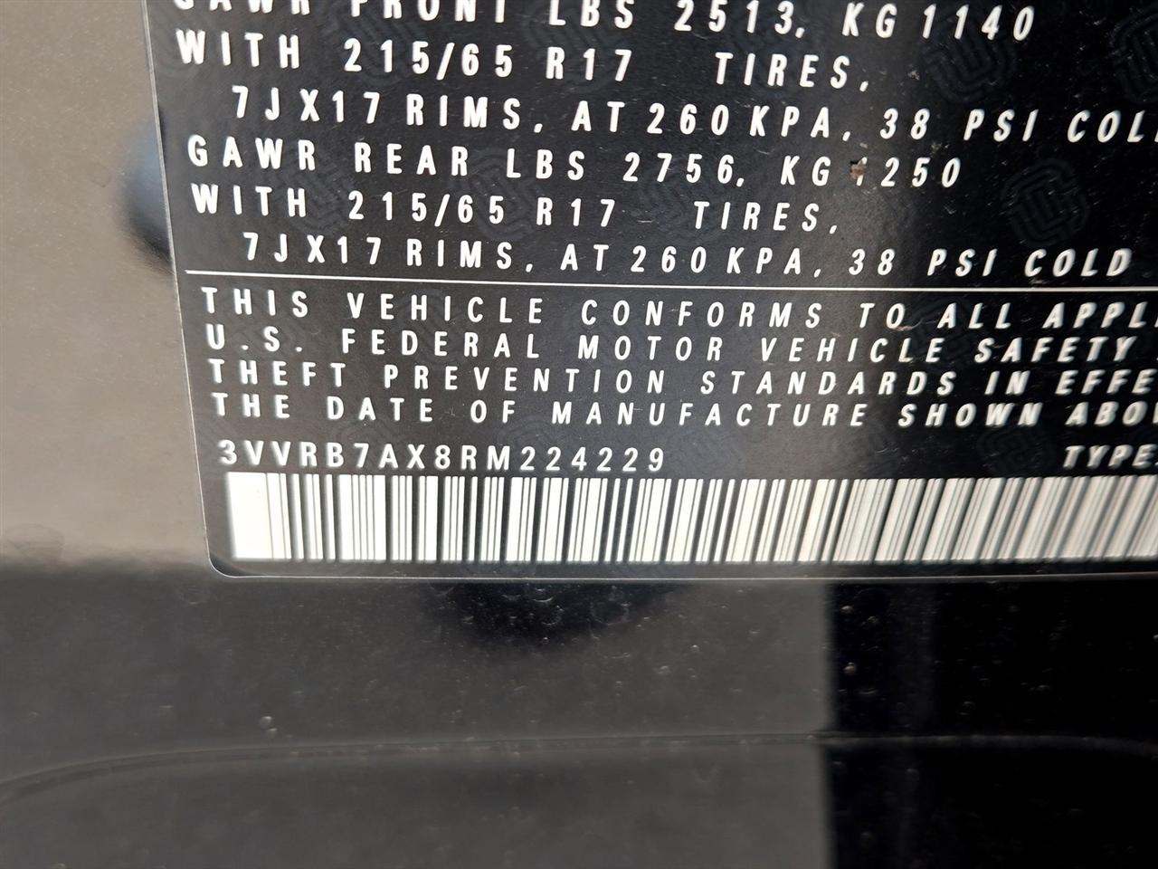 Volkswagen Tiguan 2.0T S FWD 2024