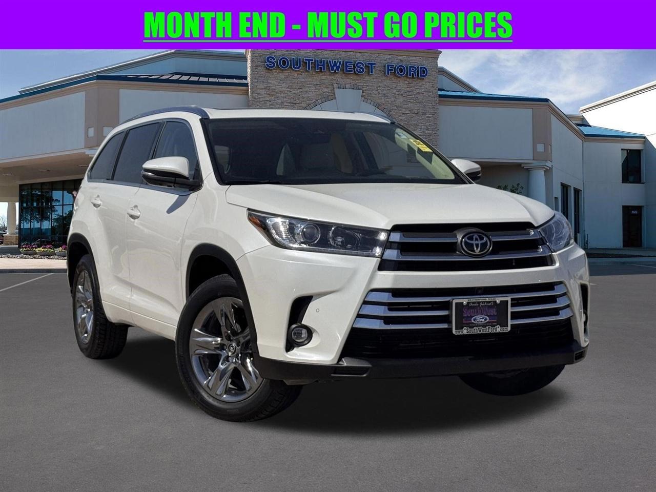 2019 Toyota Highlander Limited V6 FWD (Natl)