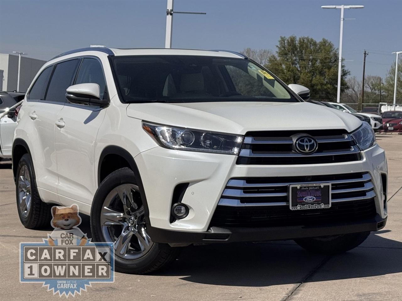Toyota Highlander Limited V6 FWD (Natl) 2019